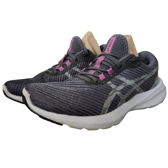 Asics Shoes Womens Size 8 Gray Pink Trail Running Adventure Sneakers - Picture 2 of 8